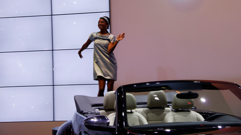 Illustration for article titled The Booth Professionals Of The LA Auto Show